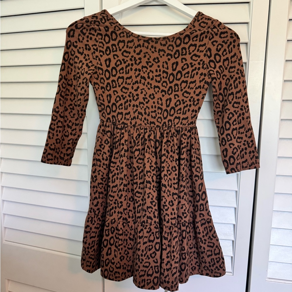 Janie and Jack leopard Print Kids Dress